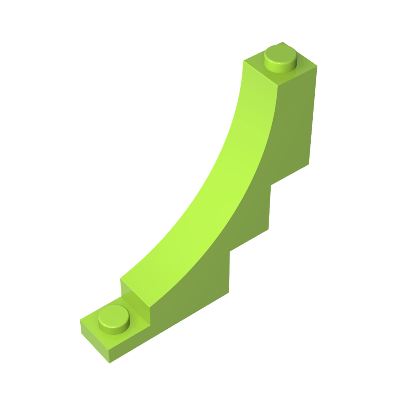 正版高砖积木零件GDS-718配件1x5x4 反向弧形砖兼容30099小颗粒