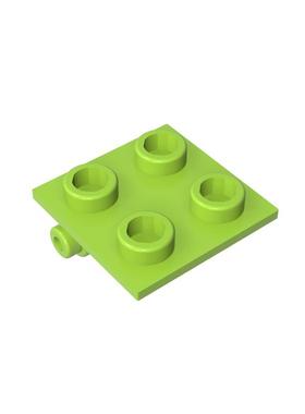 正版高砖积木零件GDS-830配件2x2 铰链板兼容6134小颗粒MOC拼插