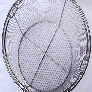 灭菌锅不锈钢网篮高压锅可叠放304提篮清洗蒸汽筐实验室带提手篓