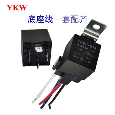汽车继电器JD2912小牛中控大灯5v12v24v48v60v72v84v964脚40A80安