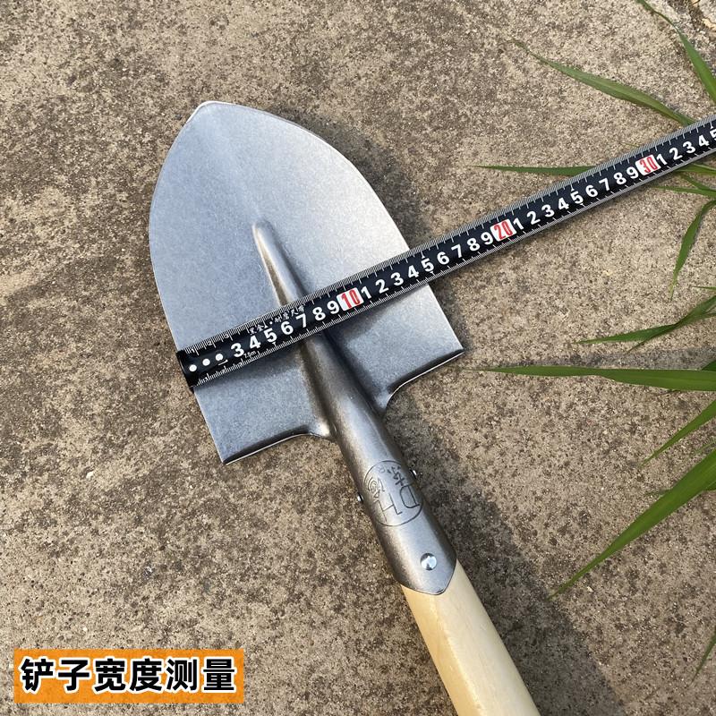 短把铁锹全钢小铁锹钓鱼挖土铲挖野菜铲子种花栽花小铁铲户外车载图片