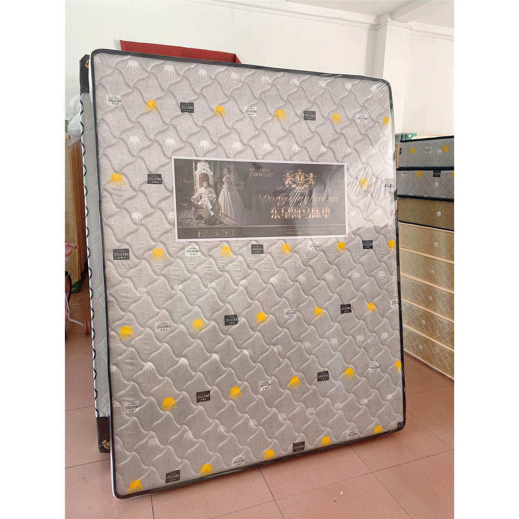 海马弹簧床垫席梦思软硬两用20cm厚1.5米1.8米家用经济型弹簧床垫