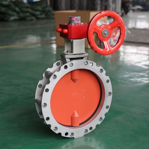 蝶阀手动粉尘蝶阀粉体铝合金水泥罐料涡轮法兰通风阀门手动蝶阀