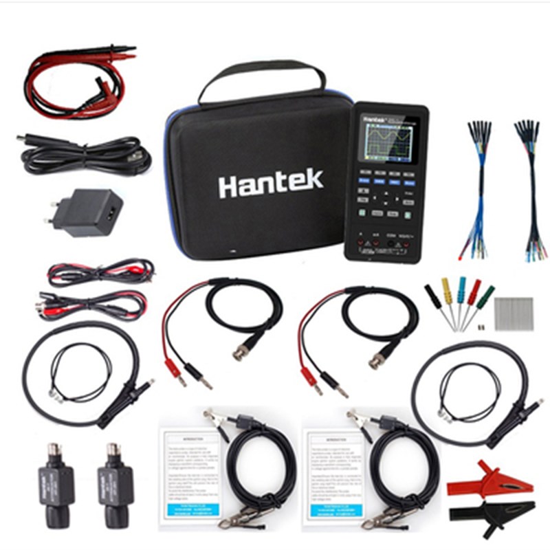 汉泰Hantek2C42/2D72/2D42手持示波器+信号源+万用表汽车诊断便携