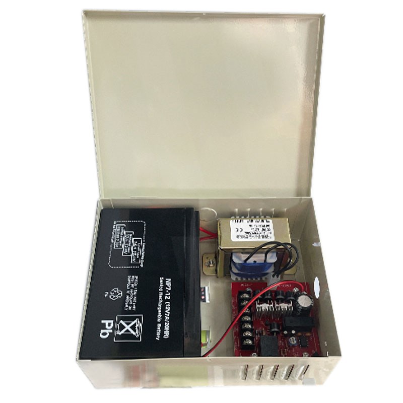 门禁后备电源箱 12V5A门禁控制器 12V3A楼宇UPS变压器 后备蓄电池