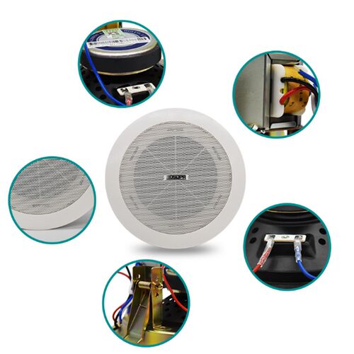 DSPPA迪士普DSP501 4.5寸 DSP802 6.5寸吸顶吊顶天花喇叭背景音乐