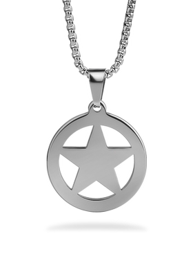 MOKNAI潮牌不褪色钨金项链