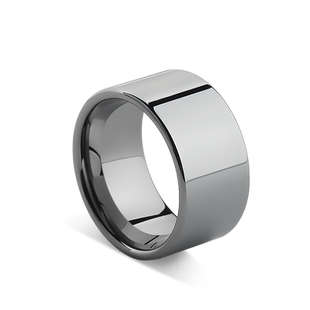 梦卡妮钨金指环大码宽版光面扳指免费刻字图潮男戒子霸气单身戒指