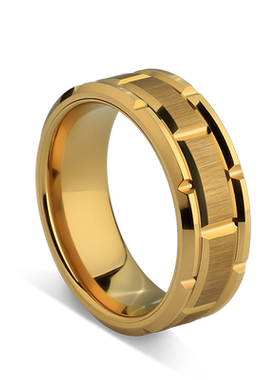 MOKANI嘻哈百搭男士钨金指环