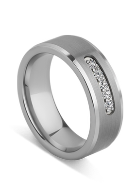 MOKANI潮牌轻奢欧美男士钨金戒指