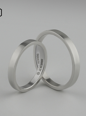 梦卡妮9999足银小方戒