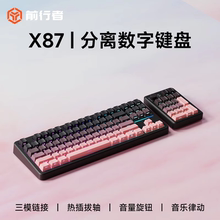 前行者X87/NK20PAD无线蓝牙数字小键盘女生办公台式电脑通用侧刻