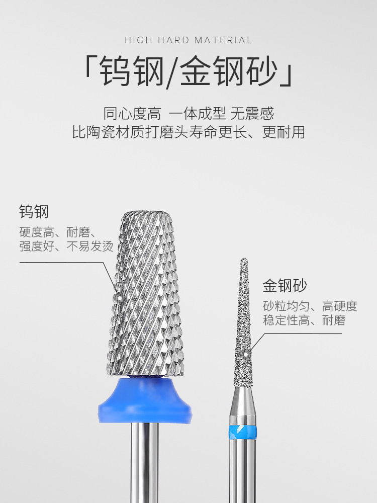 Tungsten Steel Nail Drill Bit with Diamond Grinding Head - Product image 2