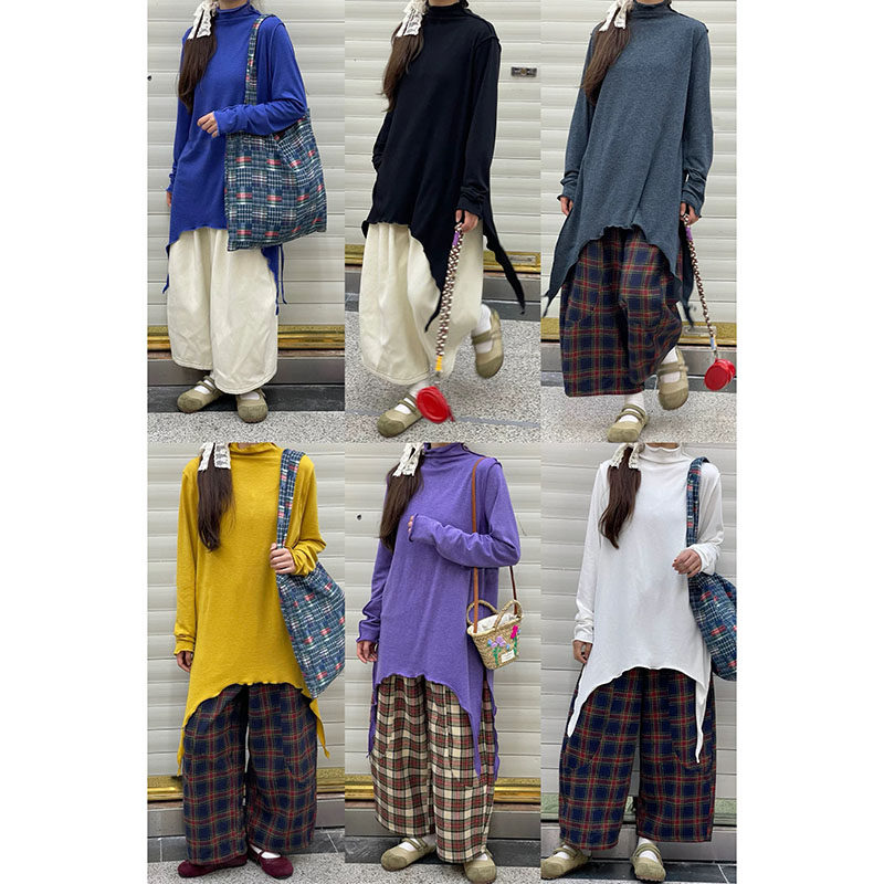 纯色秋冬内搭小众设计新解构斜边短款长袖T恤上衣打底衫,女装/女士精品,蕾丝衫/雪纺衫,淘宝优惠券,粉丝福利购,淘宝优惠卷