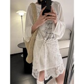 秋季 女韩系气质叠搭优雅半身裙蕾丝花边设计感绑带甜美ins风短裙