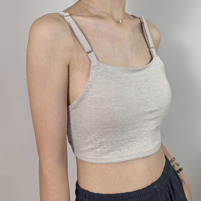 100%汉麻半肚兜裹胸吊带内衣