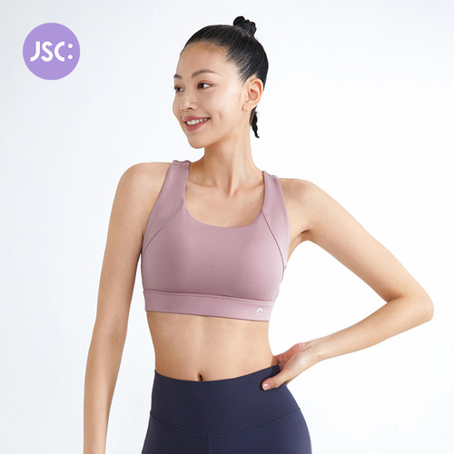 专业跑步训练收副乳白色运动文胸