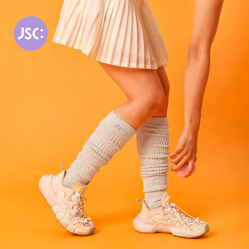 JSC长筒运动泡泡袜保暖堆叠