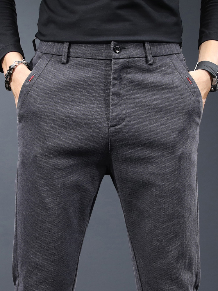 西装裤西裤子男士休闲长裤夏季薄款男款2023新款春秋款宽松直筒裤
