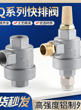 快排阀气动快速排气泄气阀XQ171000/170600放气阀气缸快拍阀全套