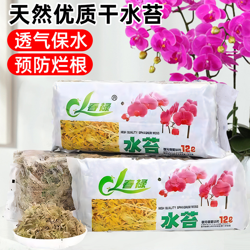 牧狼人蝴蝶兰专用营养土水苔无菌干水苔苔藓石斛食虫植物乌龟垫材