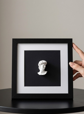 现代简约大卫头像陶瓷摆件