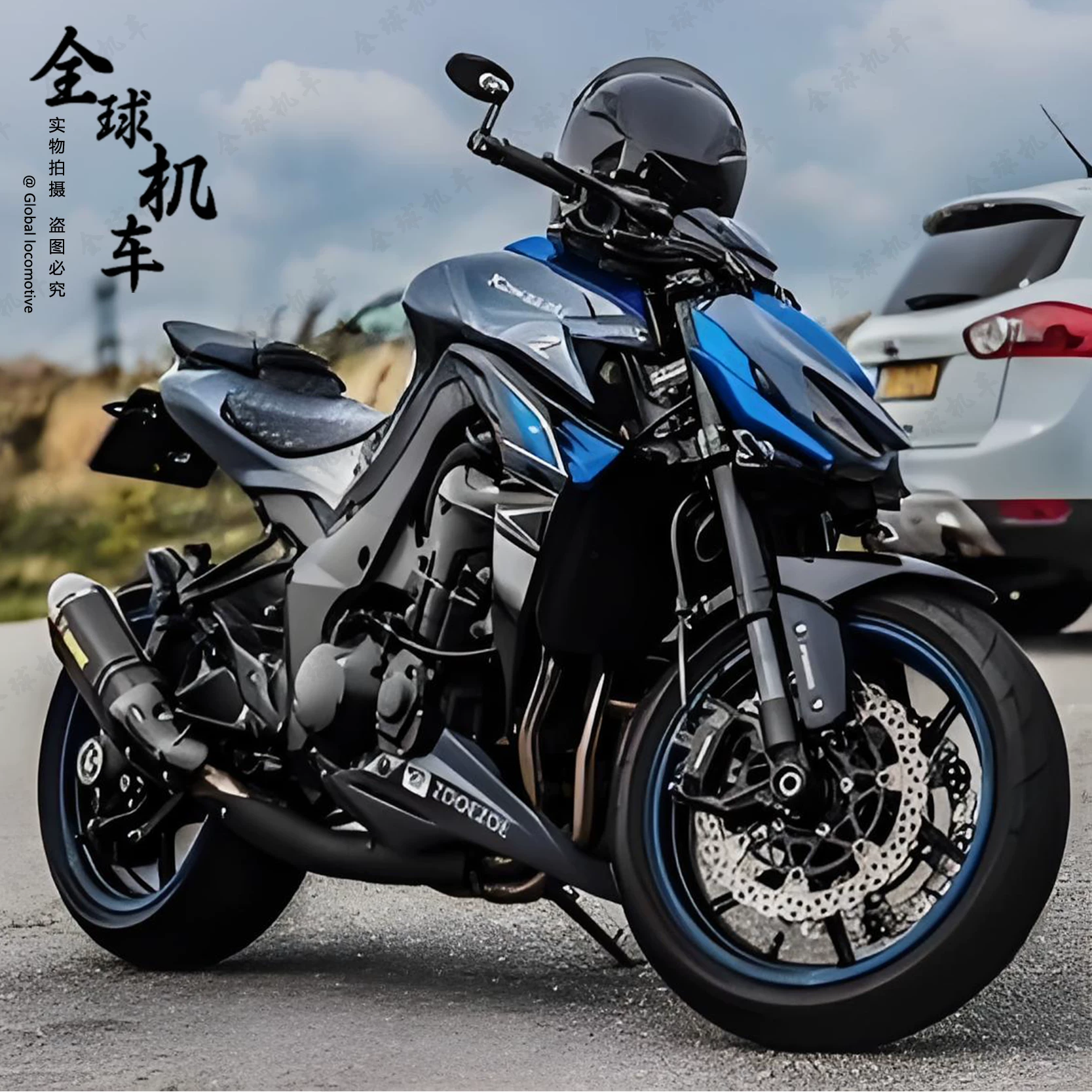 Новая Guo Four N19 Большой Питон 400cc уличная машина Двойной цилиндр Водяной холодный Выметание Импорт Z1000 тяжелый автомобиль может быть доступен