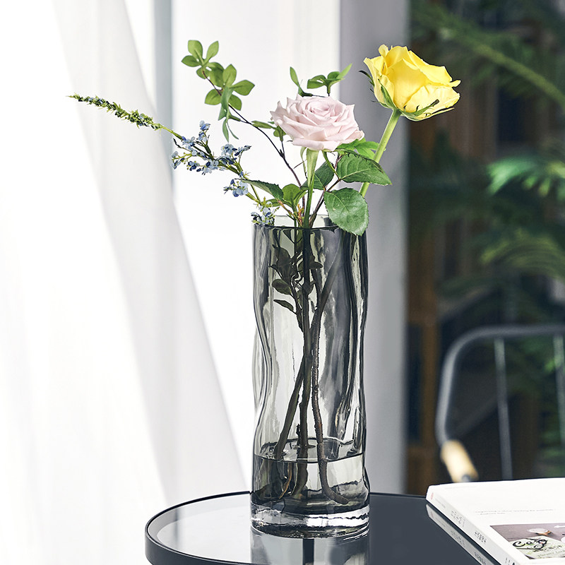 创意艺术玻璃花瓶摆件客厅鲜花玫瑰百合插花O器样板间酒店软装饰,家居饰品,花瓶,淘宝优惠券,粉丝福利购,淘宝优惠卷