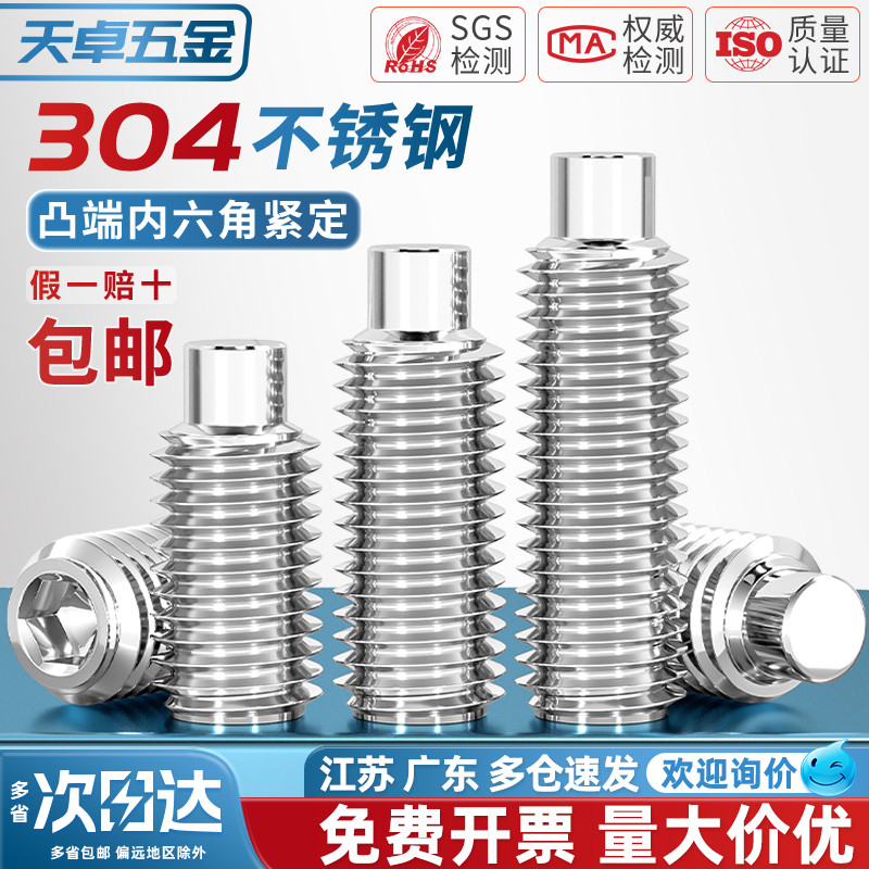 【全网热销】304不锈钢凸端紧定