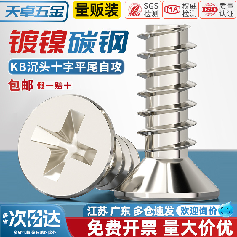 【全网热销】加硬沉头平尾自攻钉