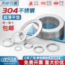 0.5mm间隙平垫丝薄金属圆形垫圈 0.3 304不锈钢超薄垫片厚0.1 0.2