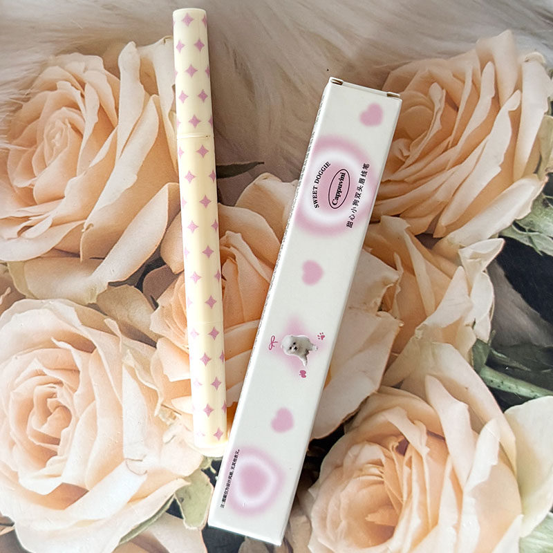 Cappuvini卡泡维妮甜心小狗双头唇线笔饱满嘟嘟唇持妆哑光雾面