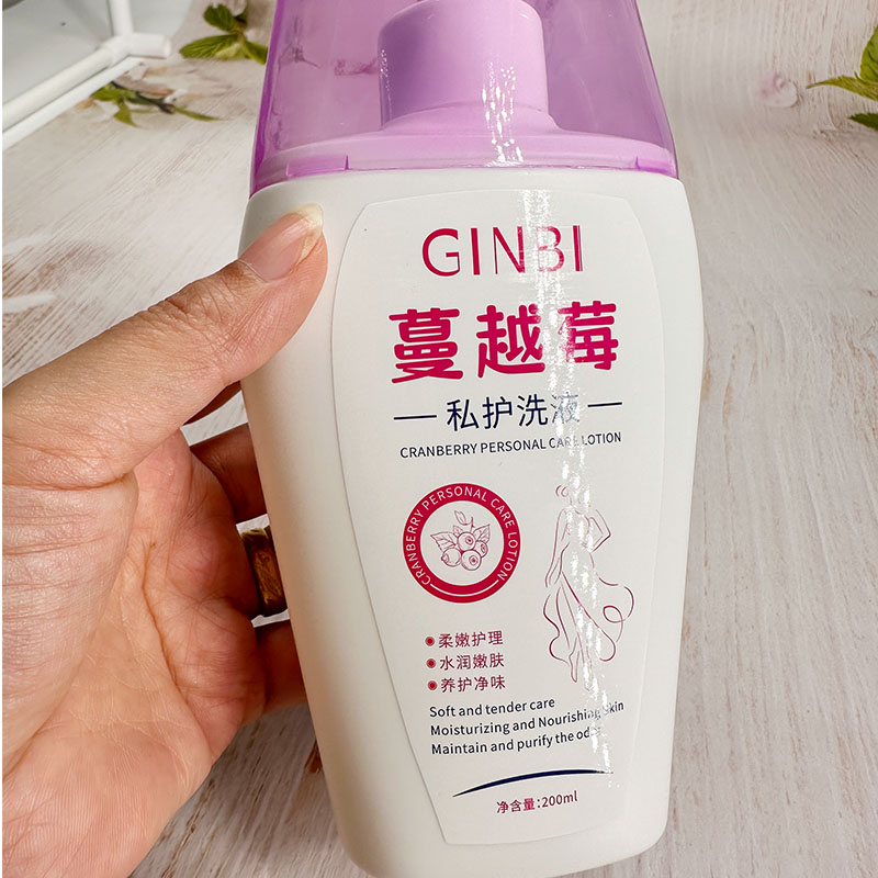 吟美蔓越莓私护洗液200ml温和护理滋养私密清洗清洁滋润去除异味