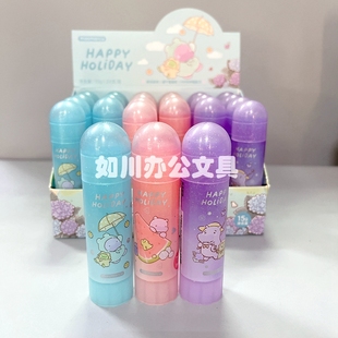 晨光呱呱夏令营高颜值固体胶儿童DIY手工胶棒果冻971L2文具奖品