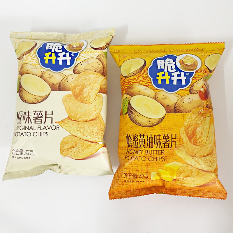脆升升原味蜂蜜黄油味追剧零食