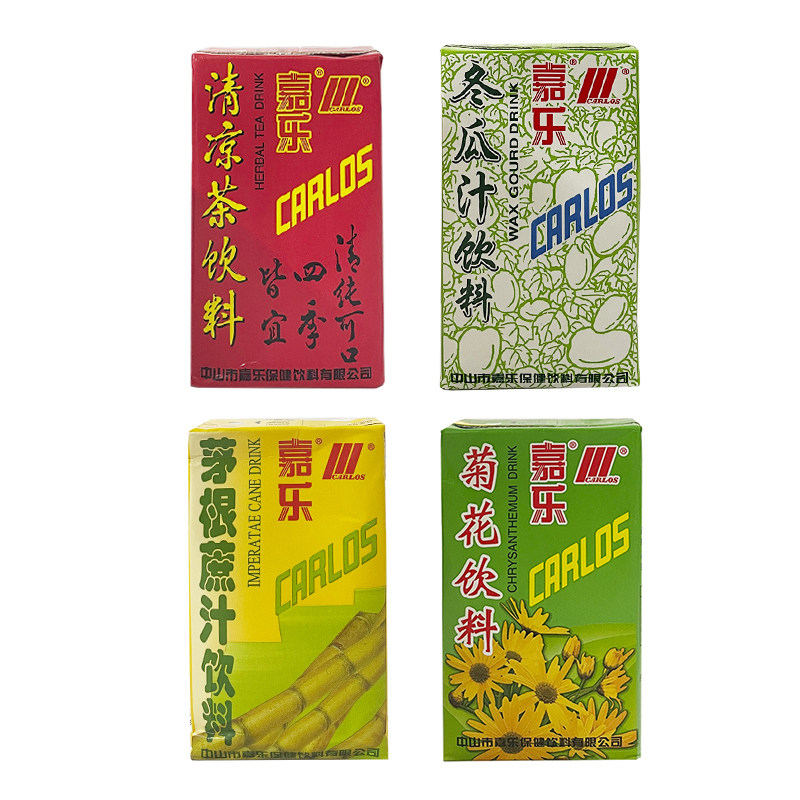 嘉乐茅根蔗汁饮料250ml*24盒装夏季清凉茶润燥解渴菊花冬瓜汁饮品