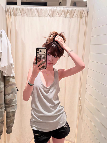 BrandyGirl美式复古无袖bm工字背心吊带女宽松显瘦慵懒风辣妹上衣