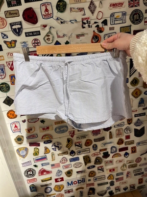 BrandyGirl新款美式收腰系带bm条纹短裤女松紧腰运动休闲裤居家裤