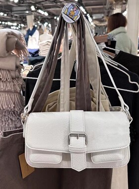 Brandy Girl皮扣包bm包包法棍包剑桥包帆布包腋下包单肩包斜挎包