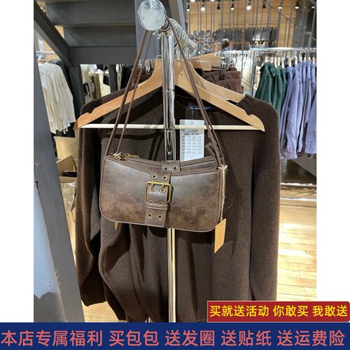 美式bm包包女单肩包腋下包手提包