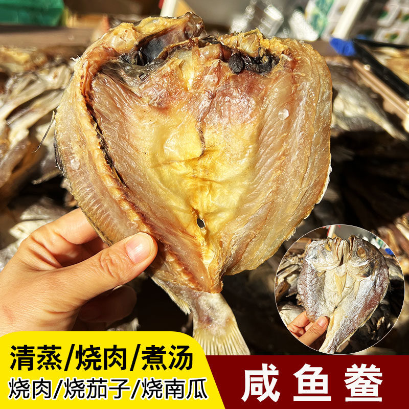 宁波特产咸鱼鲞白鲞黄鱼鲞白梅白姑鱼鲞咸鱼干下饭菜海鲜干货500g