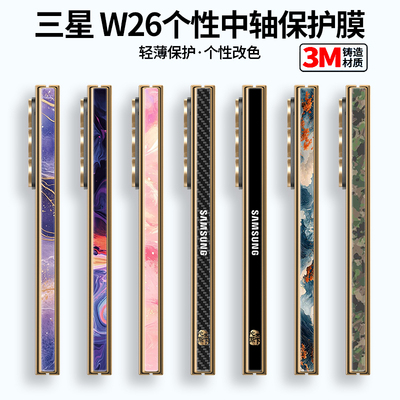 适用于三星W26手机中轴膜