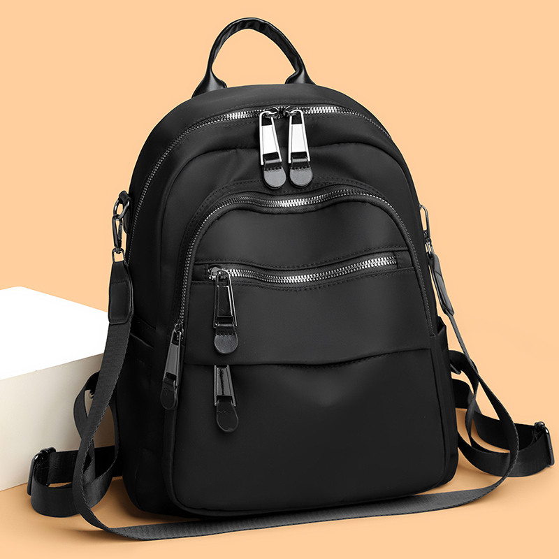 Evelyn牛津布双肩包女2026新款防水大容量多功能背包耐用旅行书包