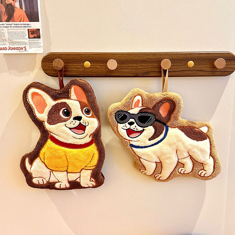 可爱擦手巾挂式吸水加厚卫生间卡通擦手帕毛巾洗手小方巾厨房抹布,家庭/个人清洁工具,厨房擦手巾,淘宝优惠券,粉丝福利购,淘宝优惠卷