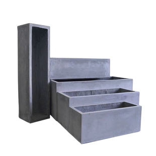 长方形水泥花盆户外花箱北欧风格大型阳台庭院种植箱特大花槽定制