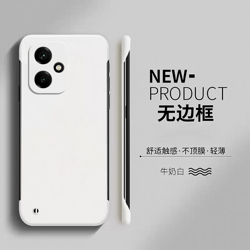 适用华为荣耀400手机壳Honor400Pro无边框新款DNN一AN00保护套4OOPro磨砂硬壳DNPAN全包防摔超薄外壳男por女
