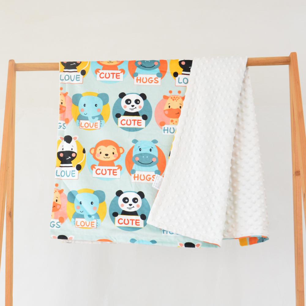 High Quality Baby Blanket Newborn Thermal Flannel Fleece Fla