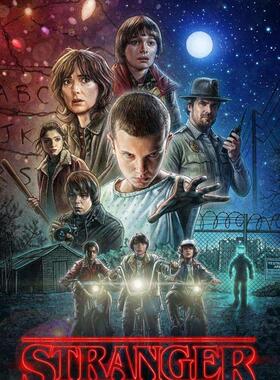 Stranger Things Poster Print Wall Art Canvas Painting Decor