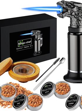 Whiskey Cocktail Old Fashioned Chimney Drink Smoker Kit 烟熏