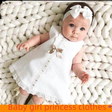 Baby Girl Clothes Princess Dress Cute Newborn white clothing